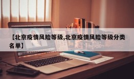 【北京疫情风险等级,北京疫情风险等级分类名单】