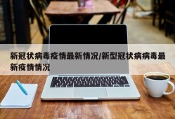 新冠状病毒疫情最新情况/新型冠状病病毒最新疫情情况