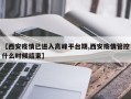 【西安疫情已进入高峰平台期,西安疫情管控什么时候结束】