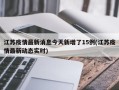 江苏疫情最新消息今天新增了15例(江苏疫情最新动态实时)